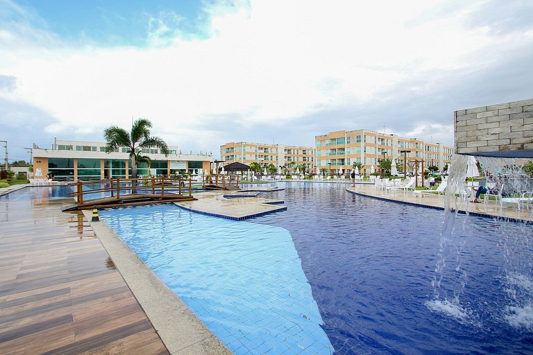 Flat piscina/academia/campo de futebol-Muro Alto