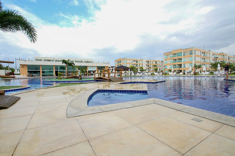 Flat piscina/academia/campo de futebol-Muro Alto