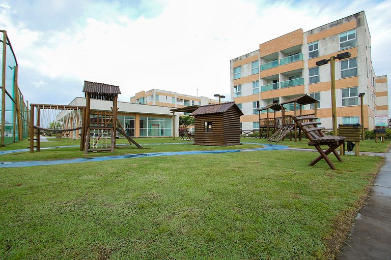 Flat piscina/academia/campo de futebol-Muro Alto