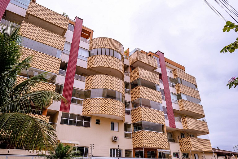 Varanda c churrasqueira/3 quartos/Wi-fi /Ar Cond./6x sem jur