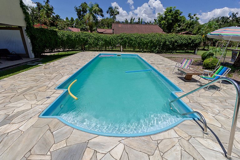 Recanto do Sossego!Com PISCINA grande e Playground