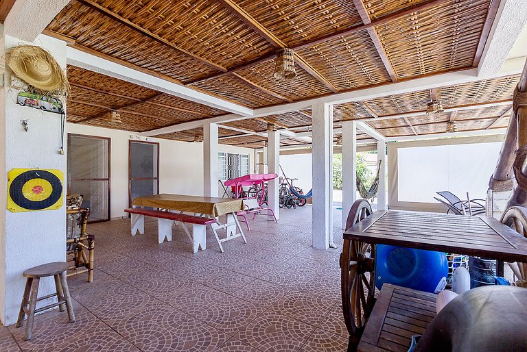 Recanto do Sossego!Com PISCINA grande e Playground