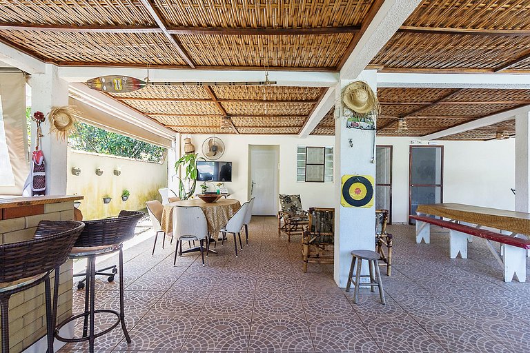 Recanto do Sossego!Com PISCINA grande e Playground