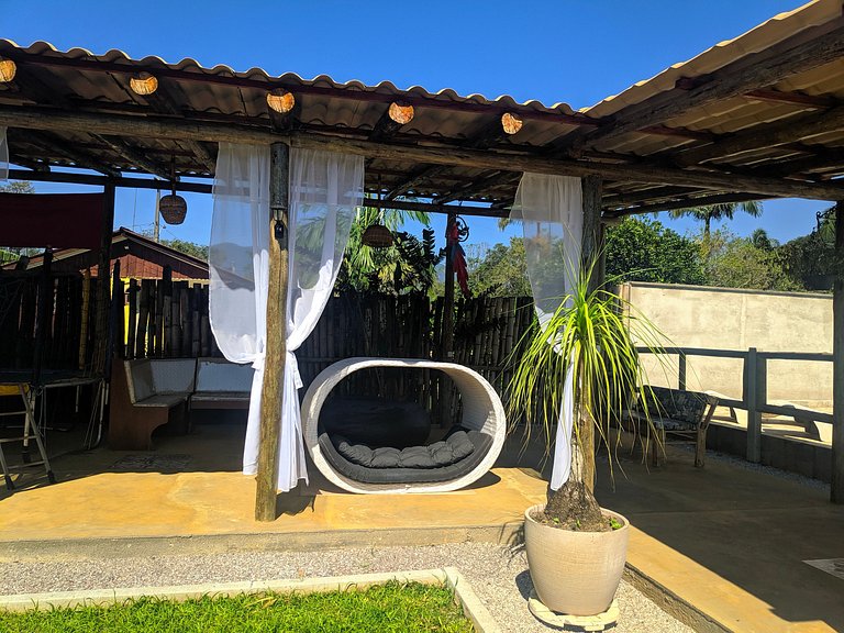 Chácara Piscina e RIO no fundo a 60km de Curitiba