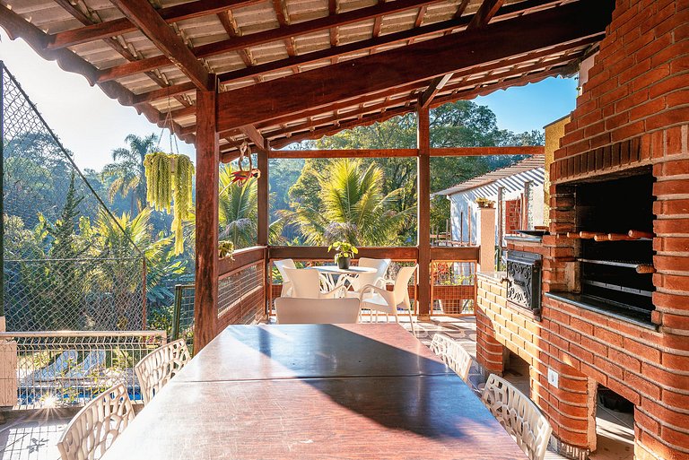 Refúgio e diversão para FAMÍLIAS a 60 min de SP - Piscina, C