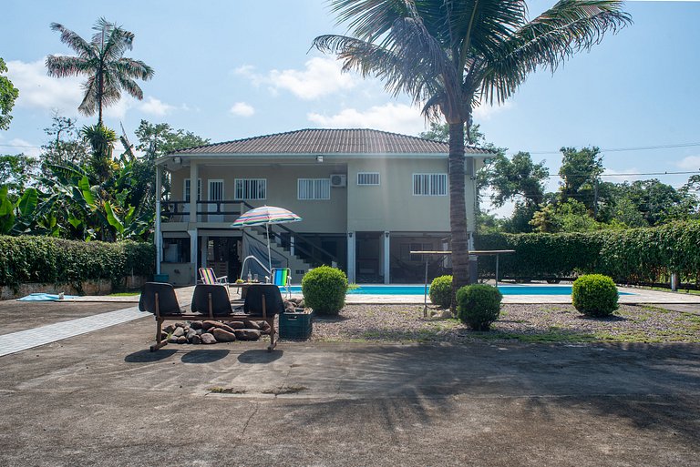 Recanto do Sossego!Com PISCINA grande e Playground