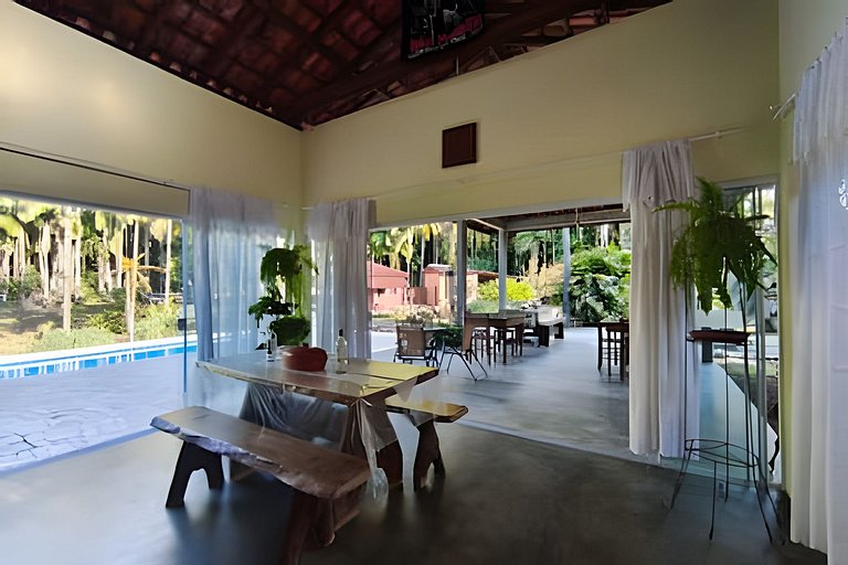 Chácara Morretes Arraial - Piscina e Rio