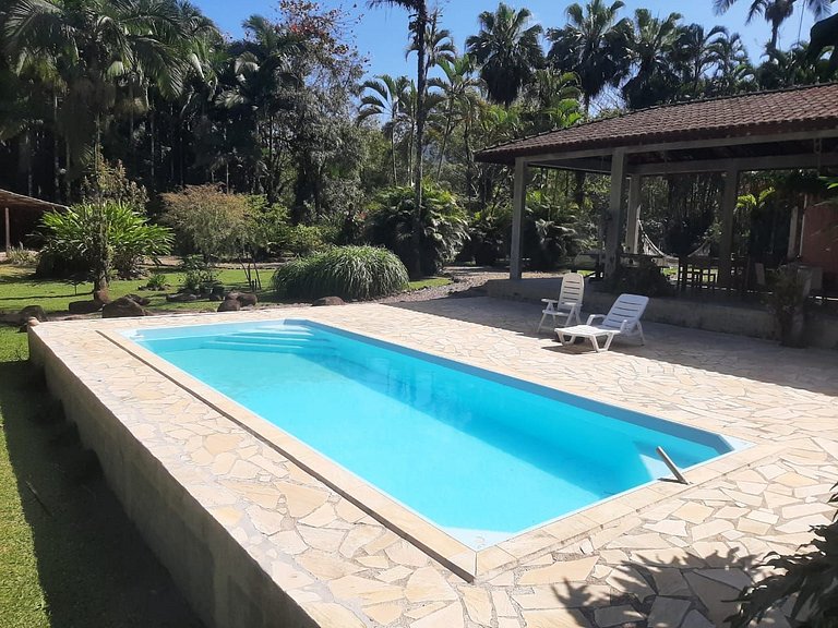Chácara Morretes Arraial - Piscina e Rio