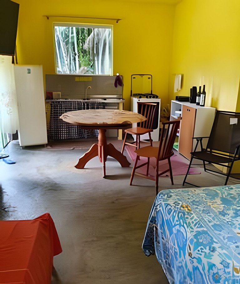 Chalé Morretes Arraial - Piscina e Rio