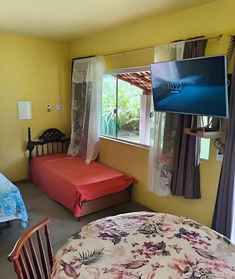 Chalé Morretes Arraial - Piscina e Rio