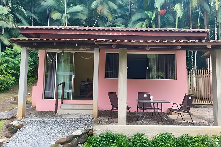 Chalé Morretes Arraial - Piscina e Rio