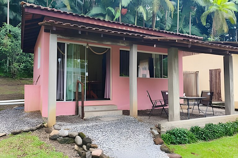 Chalé Morretes Arraial - Piscina e Rio