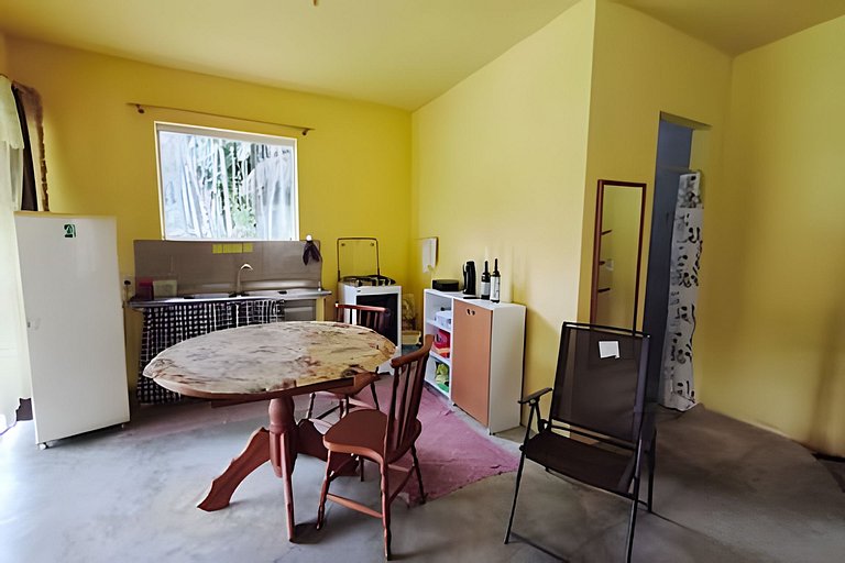 Chalé Morretes Arraial - Piscina e Rio