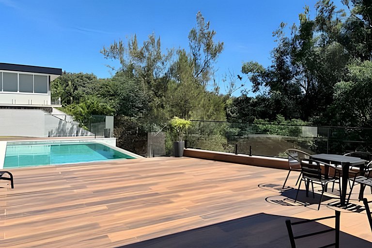 Vista panorâmica | 3 suítes, piscina e gourmet