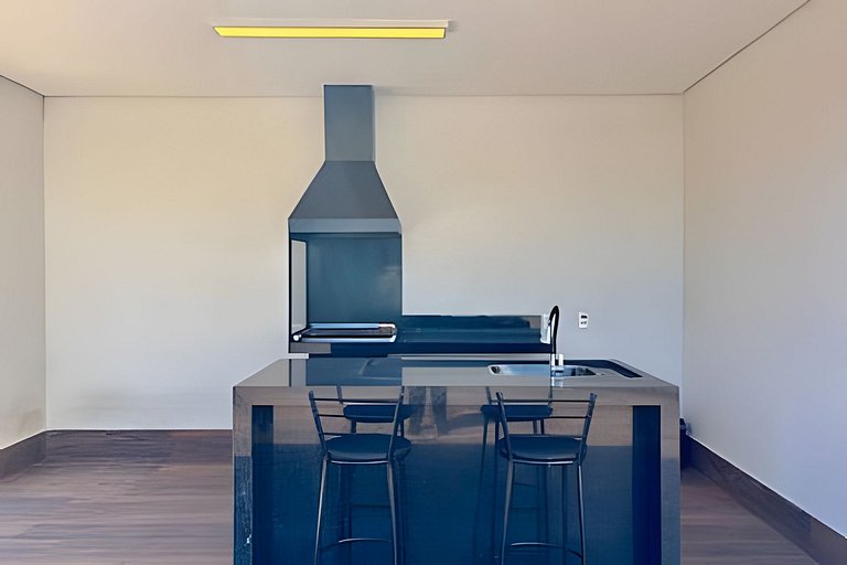 Vista panorâmica | 3 suítes, piscina e gourmet