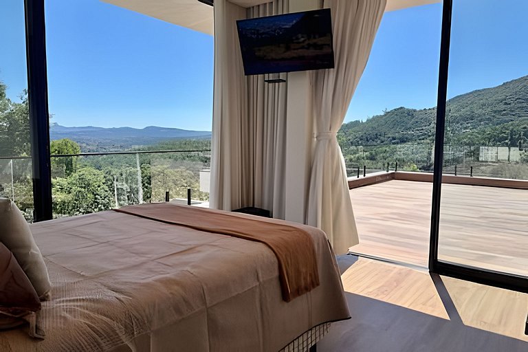 Vista panorâmica | 3 suítes, piscina e gourmet