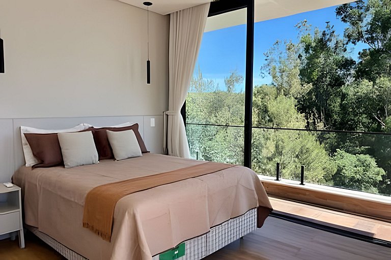Vista panorâmica | 3 suítes, piscina e gourmet