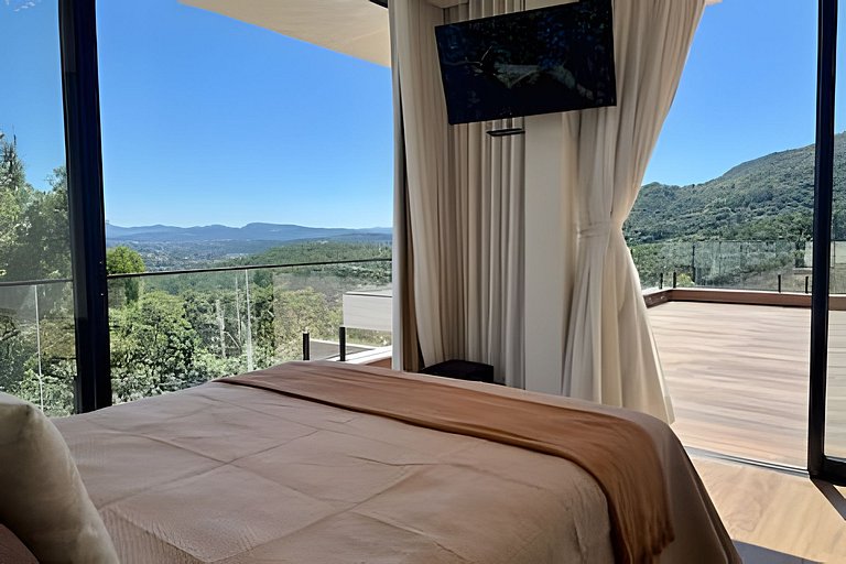 Vista panorâmica | 3 suítes, piscina e gourmet