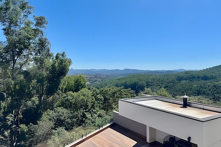 Vista panorâmica | 3 suítes, piscina e gourmet