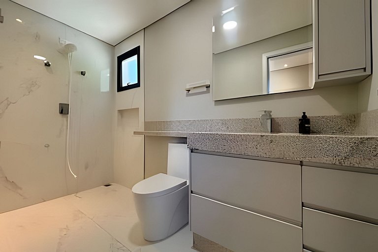 Vista panorâmica | 3 suítes, piscina e gourmet